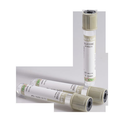 Tubo médico de Gray Vacuum Blood Collection Glucose descartável
