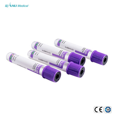 Tubo roxo do EDTA K2 K3 do tubo descartável da coleção do sangue do soro