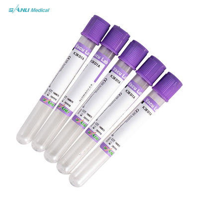 Tubo descartável para coleta de sangue EDTA K3 3-5ml aprovado pela CE