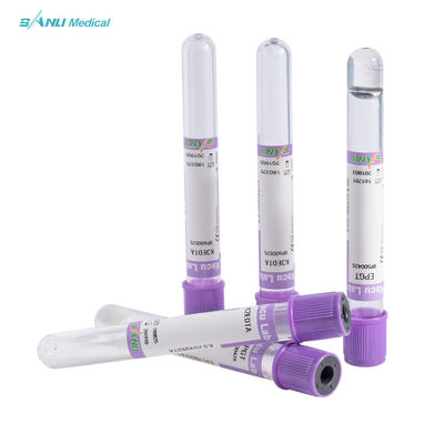 Tubo descartável para coleta de sangue EDTA K3 3-5ml aprovado pela CE