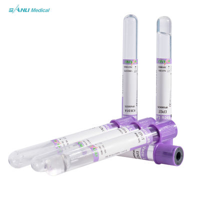 Tubo descartável para coleta de sangue EDTA K3 3-5ml aprovado pela CE