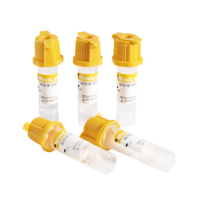 O CE liso do micro tubo descartável da coleção do sangue certificou