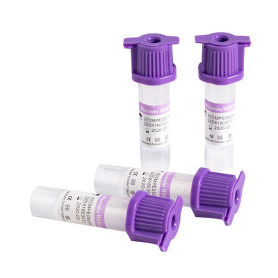 O CE liso do micro tubo descartável da coleção do sangue certificou