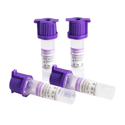 Tubos de coleta de sangue capilar Micro K2 EDTA
