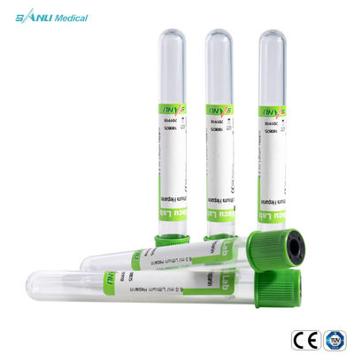 o tubo superior verde da heparina do sódio 5ml para o sangue tira o material do ANIMAL DE ESTIMAÇÃO