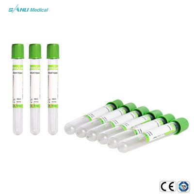 o tubo superior verde da heparina do sódio 5ml para o sangue tira o material do ANIMAL DE ESTIMAÇÃO