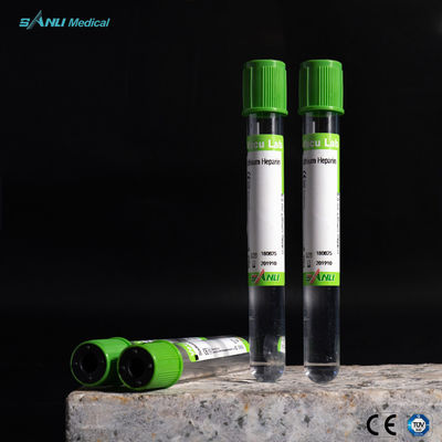 o tubo superior verde da heparina do sódio 5ml para o sangue tira o material do ANIMAL DE ESTIMAÇÃO