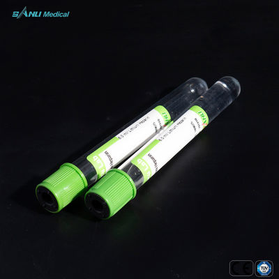 o tubo superior verde da heparina do sódio 5ml para o sangue tira o material do ANIMAL DE ESTIMAÇÃO