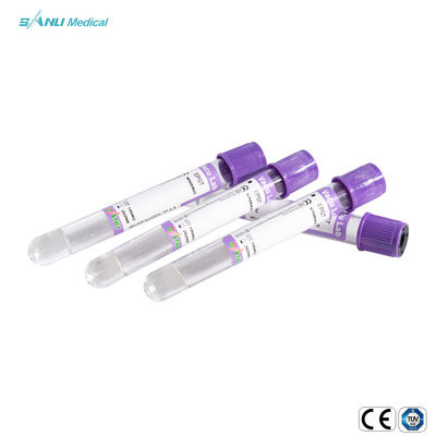 Parte superior roxa dos tubos da coleção do sangue do EDTA de ISO9001 K2 com GEL
