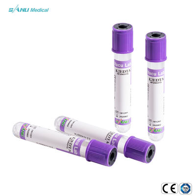 Tubo de vidro do EDTA da parte superior da alfazema dos tubos 5ml da coleção do sangue ISO9001