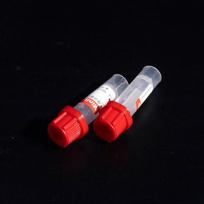 Bandeja capilar superior amarela dos tubos 0.2ml 0.25ml 0.5ml 100pcs da coleção do sangue