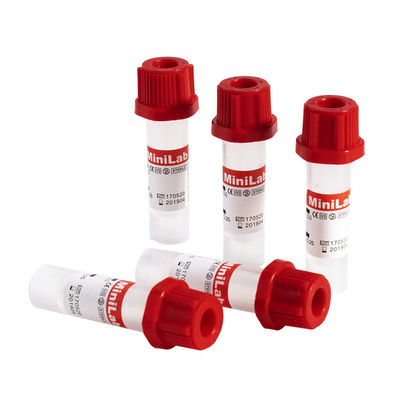 Bandeja capilar superior amarela dos tubos 0.2ml 0.25ml 0.5ml 100pcs da coleção do sangue