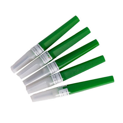 11/4 do” verdes do vácuo do flashback das agulhas da coleção sangue colorem 21G 0.8x31mm