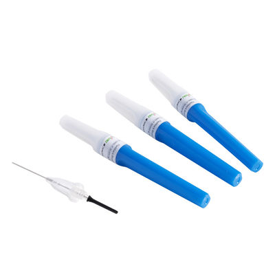 As agulhas da coleção do sangue do flashback limpam 23G cor do azul de 3/4&quot; de 0.6x19mm