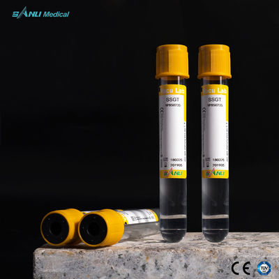 Os tubos descartáveis da coleção do sangue do vácuo do ANIMAL DE ESTIMAÇÃO coagulam ativador com gel 16x100mm