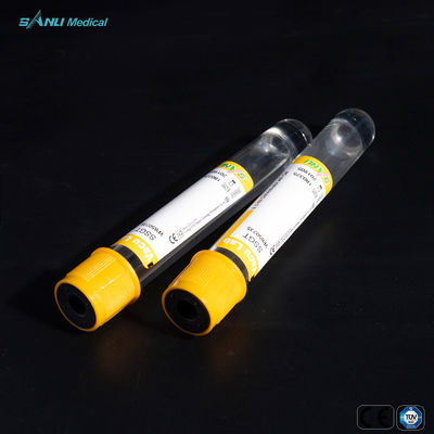 Os tubos descartáveis da coleção do sangue do vácuo do ANIMAL DE ESTIMAÇÃO coagulam ativador com gel 16x100mm