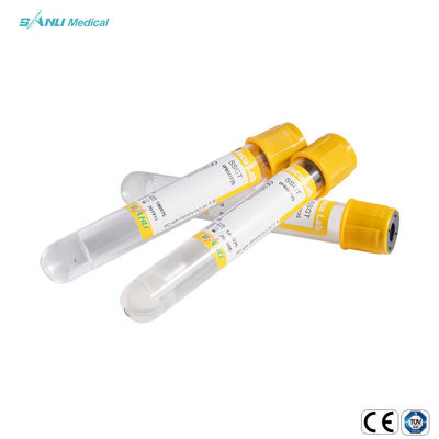 Os tubos descartáveis da coleção do sangue do vácuo do ANIMAL DE ESTIMAÇÃO coagulam ativador com gel 16x100mm
