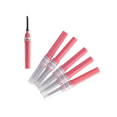 Agulhas cor-de-rosa 11/2” 1.2x38mm da coleção do sangue 18G não Pyrogenic