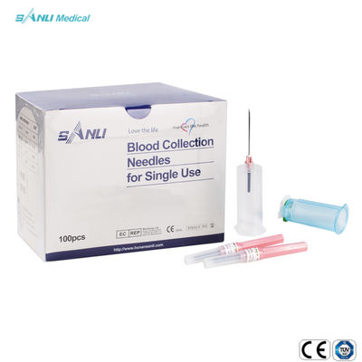 Agulhas cor-de-rosa 11/2” 1.2x38mm da coleção do sangue 18G não Pyrogenic