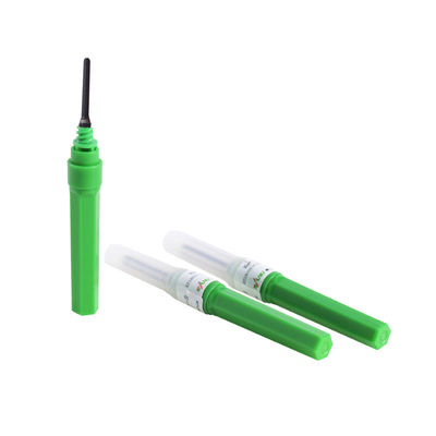 Agulhas verdes ISO9001 21G 1&quot; 0.8x25mm da coleção do sangue da assepsia