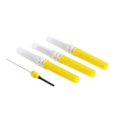 O óxido de etileno amarelo descartável das agulhas 20G da coleção do sangue esterilizou