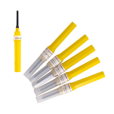 O óxido de etileno amarelo descartável das agulhas 20G da coleção do sangue esterilizou
