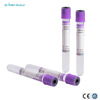O CE aprovou o EDTA de vidro K3 13x75mm dos tubos da coleção do sangue para a determinação da hematologia