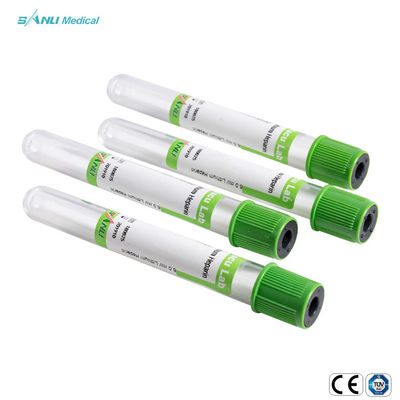 Tubo de vidro do verde da heparina 2ml do lítio para a tração do sangue