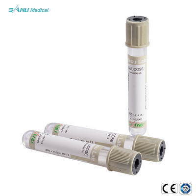 Tubo de vidro da coleção de Grey Top Tube Vacuum Glucose do fluoreto de sódio
