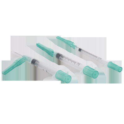 seringas 23G estéril do gás de sangue 1ml para a coleção do sangue arterial