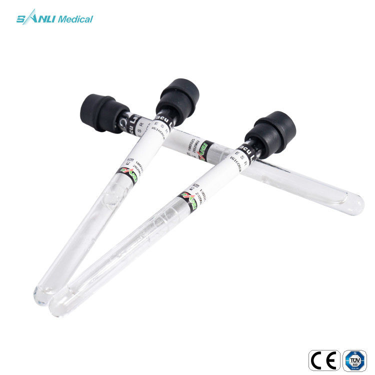 1/6 de CE do tubo 1.2ml 1.6ml 1.8ml da coleção do sangue do vácuo do ESR habilitado